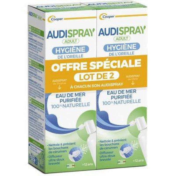 Audispray Adult Lot de 2 2X50 ml