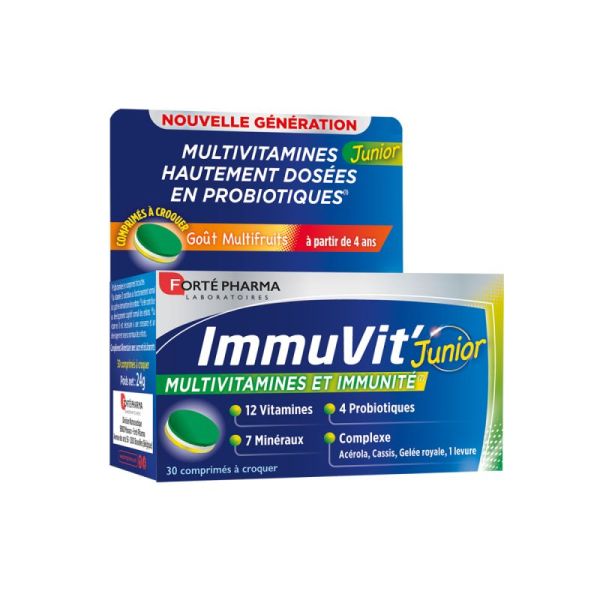Multivitamines & Immunité 4g Junior x30