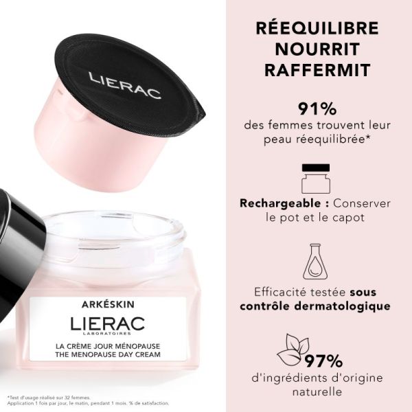 Arkéskin la Crème Jour ménopause recharge visage tous types de peaux 50ml