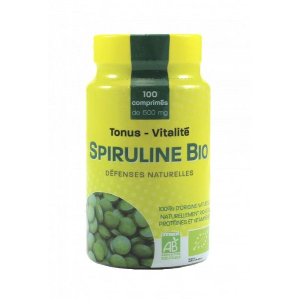 Spiruline 100 comprimés 500mg