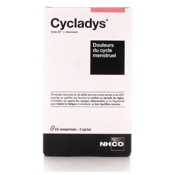 NHCO Cycladys Douleurs Du Cycle Menstruel 45 Comprimés