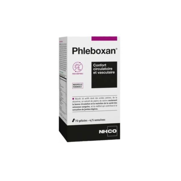 Phleboxan Confort Circulatoire et Vasculaire 70 Gélules