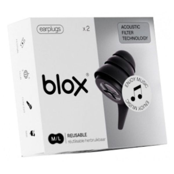 Blox Bouchons d'Oreille Réutilisables