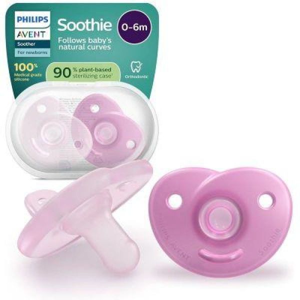 Philips Avent Scf099/27 Sucettes Soothie 0-6M Girl