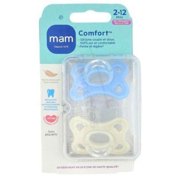 Mam Sucet Comfort Neutre 2-12M Sil 2