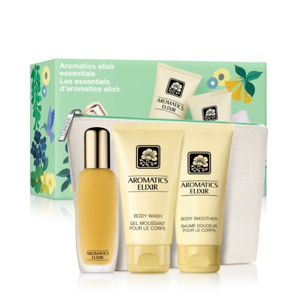 Aromatics Elixir – Coffret Noël 2025 Eau de Parfum 100 ml + Baume Corps 75 ml + Gel Douche 75 ml