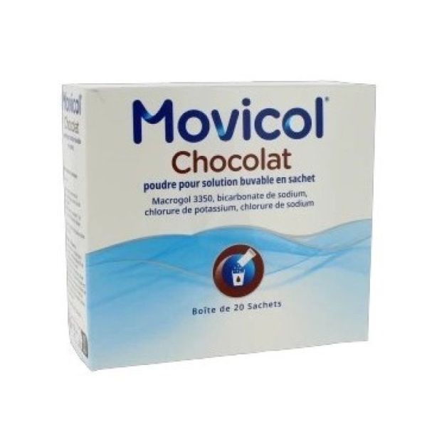 Movicol Arôme Chocolat Poudre pour solution buvable 20 sachets