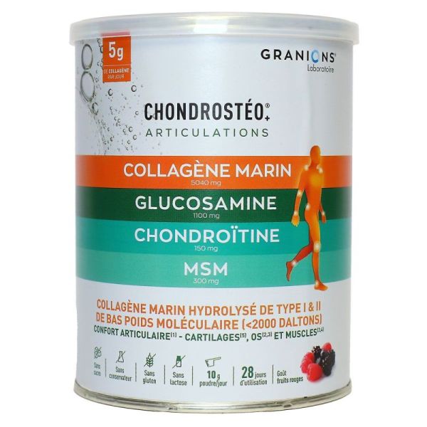 Chondrostéo + Collagène Marin Poudre - 180g
