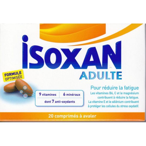Adulte - Pour réduire la fatigue - 20 comprimés