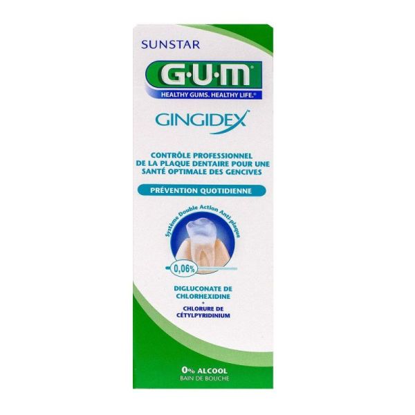 Bain de bouche Gingidex 0,06% Chlorhexidinne 300ml