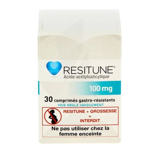 Resitune 100mg 30 comprimés gastro-résistants