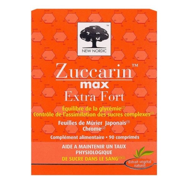 Zuccarin max extra-fort 90 comprimés