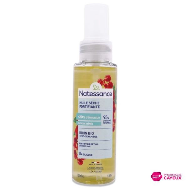 Huile capillaire fortifiante Ricin bio 100 ml