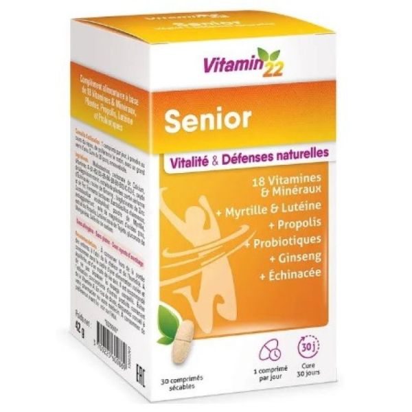 VITAMIN'22 Senior - 30 comprimés