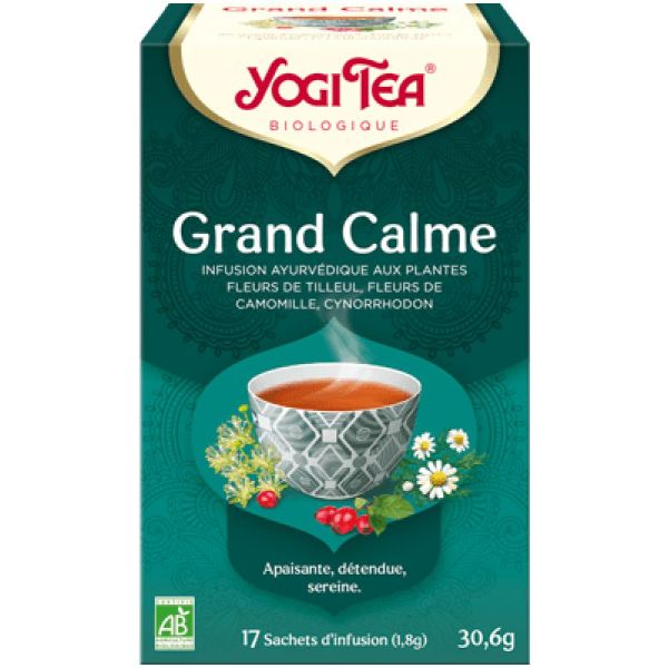 Grand Calme - Infusion Apaisante, Détendue, Sereine - 17 sachets