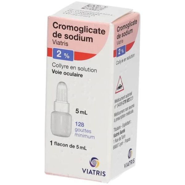 CROMOGLICATE DE SODIUM 2% FLACON 5ml