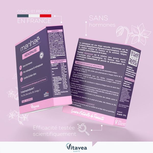 Manhaé Ménopause 30 Capsules