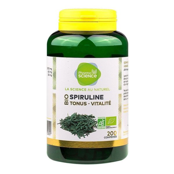 Spiruline bio 200 comprimés