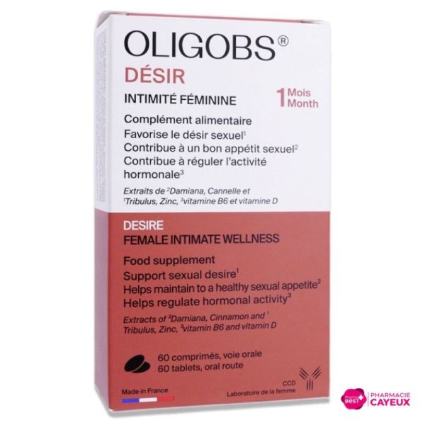 Désir intimité féminine 60 comprimés