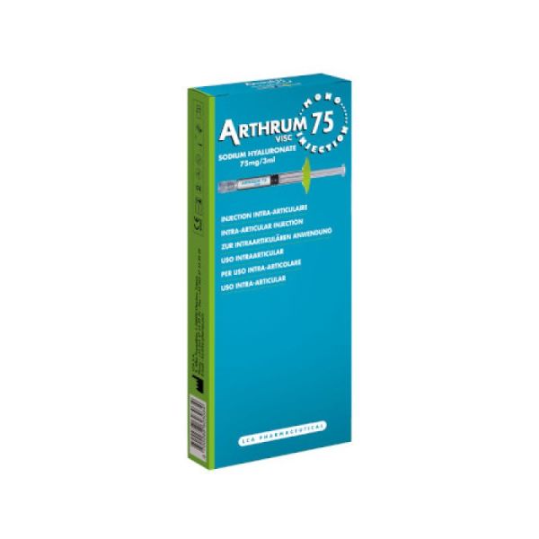 Arthrum injection intra-articulaire 75mg/3ml