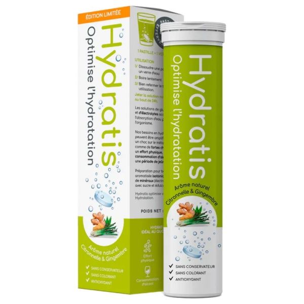 Solution d'Hydratation 20 Pastilles Effervescentes