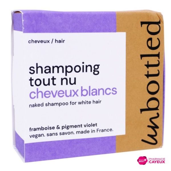 Shampoing Solide Cheveux Blancs 75g