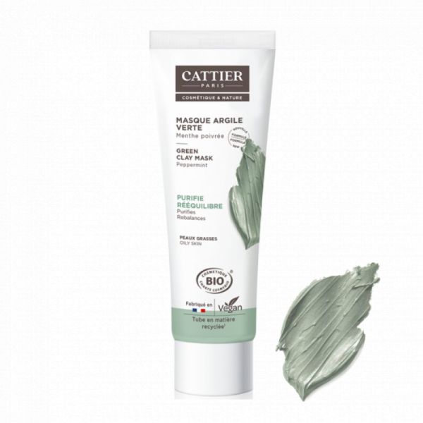 Masque à l'Argile Verte - Purifie, rééquilibre - 100ml