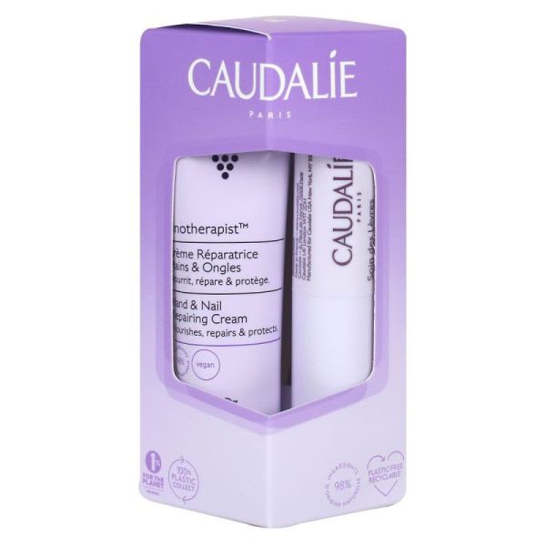 Duo Vinotherapist Crème Réparatrice Mains et Ongles 30 ml + Soin des Lèvres 4,5 g