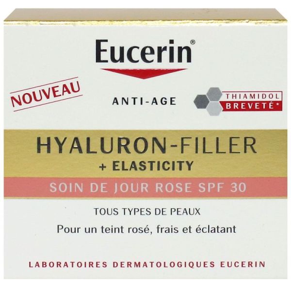 Hyaluron-Filler + Elasticity Soin de Jour Rose SPF30