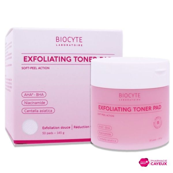 K-Beauty Exfoliating Toner Pads 50 cotons