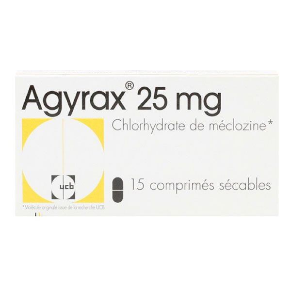 Agyrax 25 mg 15 comprimés sécables