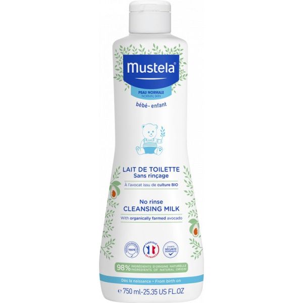 Lait de toilette sans rinçage peau normale 750ml