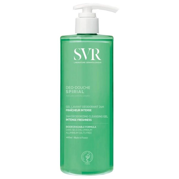 Spirial Déo-Douche Gel Lavant Déodorant 24H 400 ml