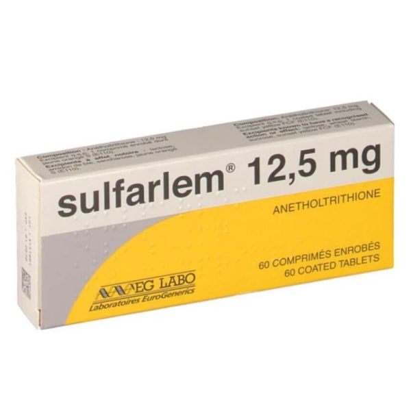 Sulfarlem 12.5mg 60 comprimés