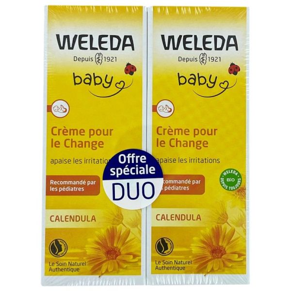 Baby Crème pour le Change Calendula - 2x75ml