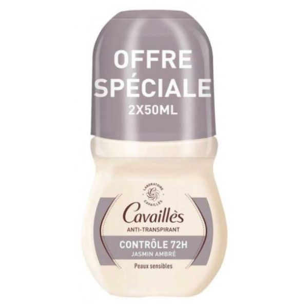 Anti-Transpirant Contrôle 72H Roll-On Lot de 2 x 50 ml