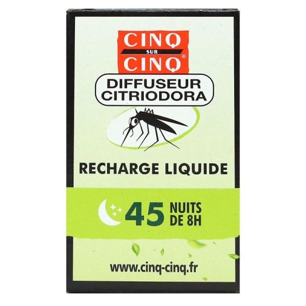Citriodora Recharge Liquide Diffuseur Anti-Moustiques