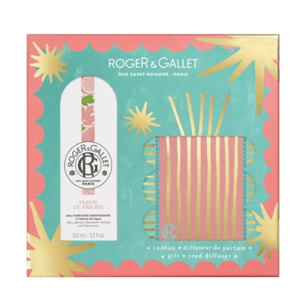 Coffret Fleur de Figuier Eau Parfumée Bienfaisante 100 ml + Diffuseur de Parfum Offer