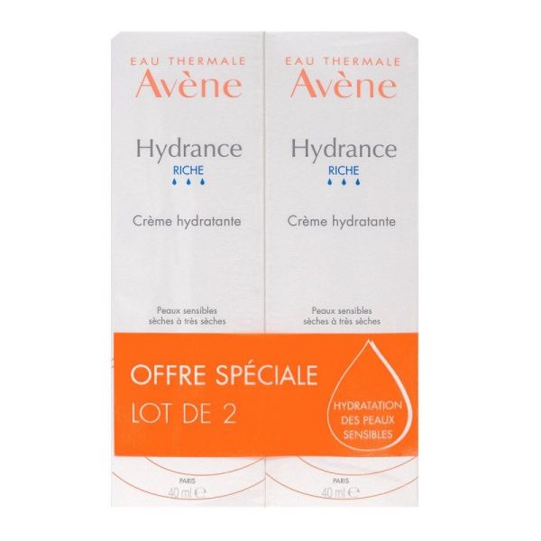 Hydrance riche crème hydratante - 2x40ml