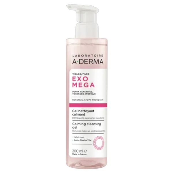 Exomega Gel Nettoyant Calmant 200 ml