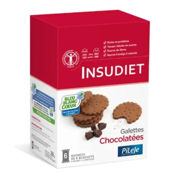 Insudiet Galettes Chocolatées 6 sachets