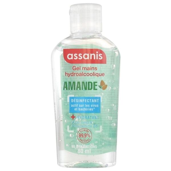 Pocket parfumé gel antibactérien amande douce 80ml