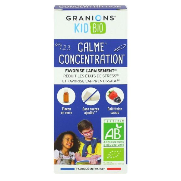 Calme Concentration Kid Bio - 125 ml