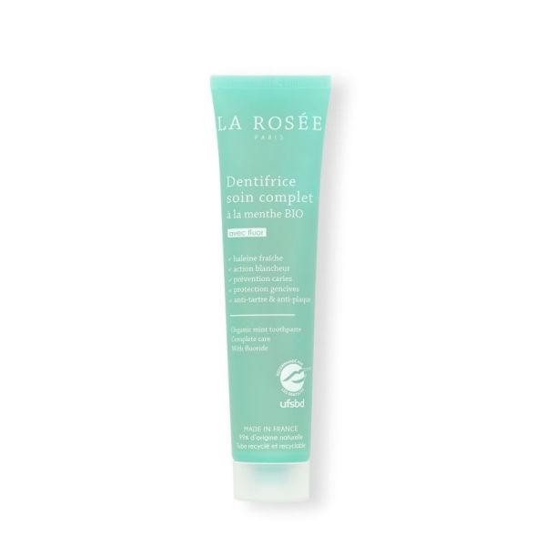 La Rosée Dentifrice soin complet Menthe Bio 75 ml