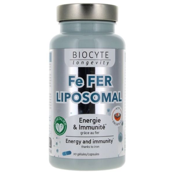 Longevity Fe Fer Liposomal 30 Gélules