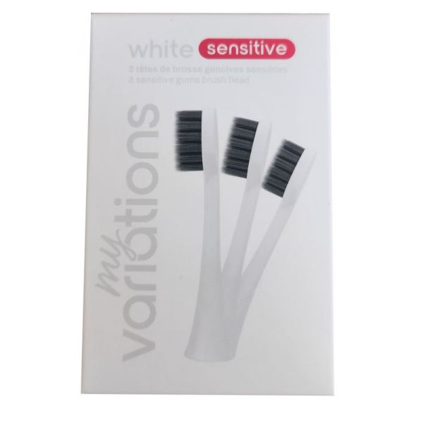 Tête de Brosse Gencives Sensibles blanches x3