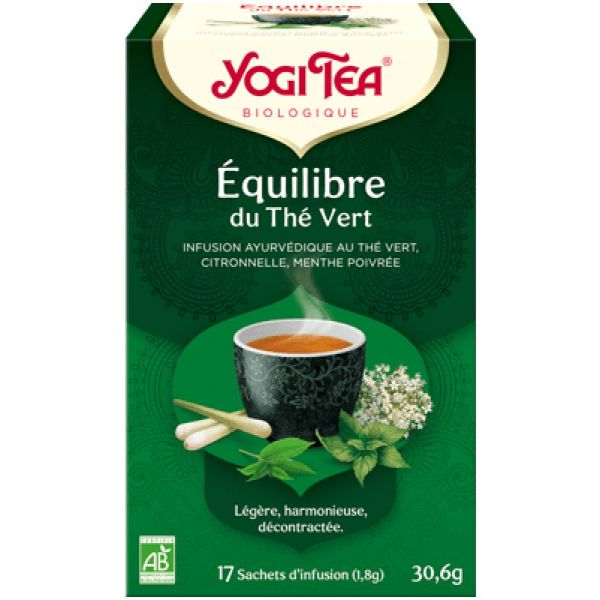 Équilibre du Thé Vert - Infusion légère, harmonieuse, décontractée - 17 sachets