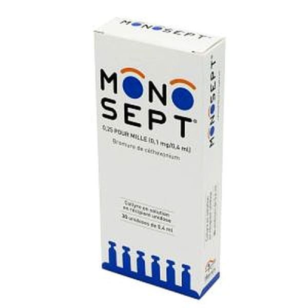 Monosept 0,025% Collyre 30r-unid/0,4ml