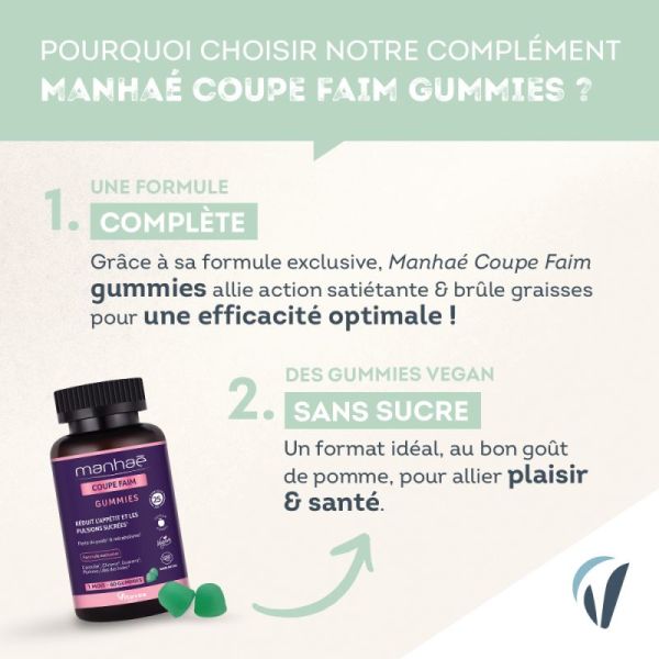 Manhaé Coupe Faim 60 Gummies