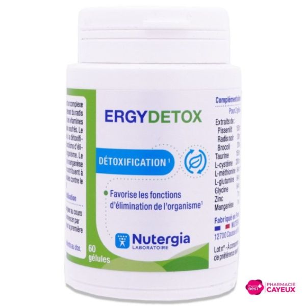 Ergydetox Détoxification 60 Gélules